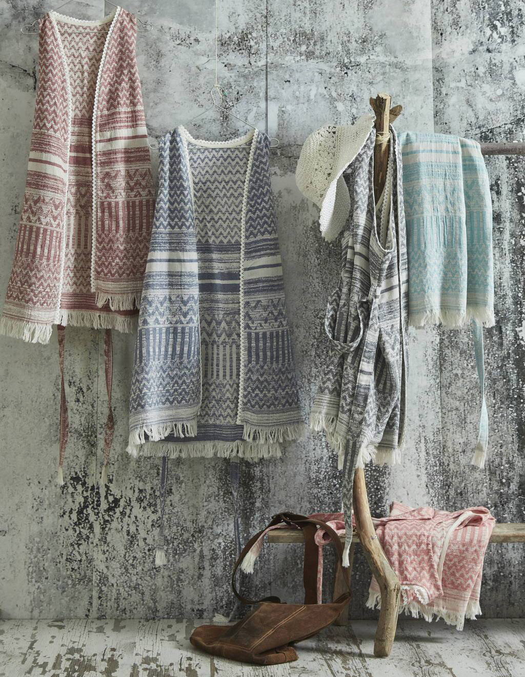 Ata Jacquard Peshtemal Vest