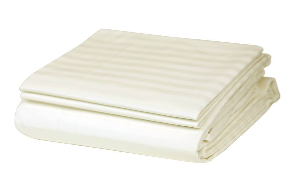 Cream Stripes Organic Cotton Bedding