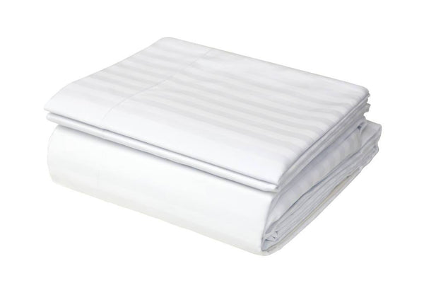 White Stripes Organic Cotton Bedding