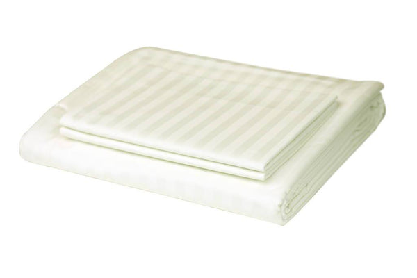 Cream Stripes Organic Cotton Bedding