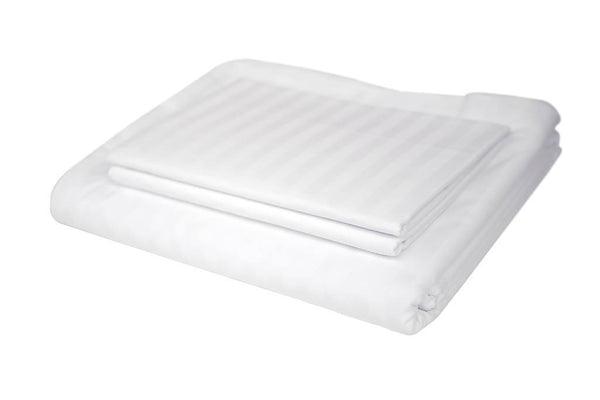 White Stripes Organic Cotton Bedding