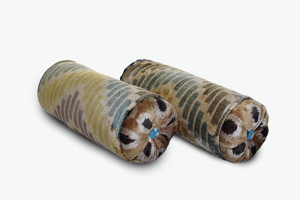 Blocks Neckroll Bolster Pillow