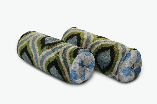 Rain Drops-B Neckroll Bolster Pillow