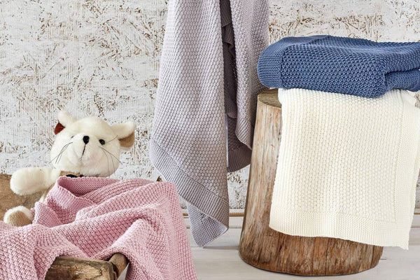 Mimosa Love Cotton Baby Blanket