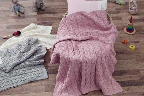 Mimosa Touch Cotton Baby Blanket