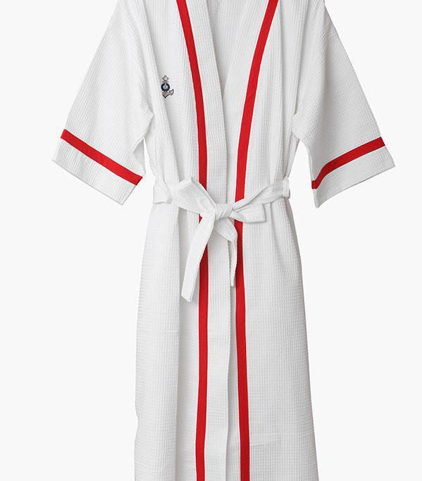 Mini Anchor Waffle Robe for Women