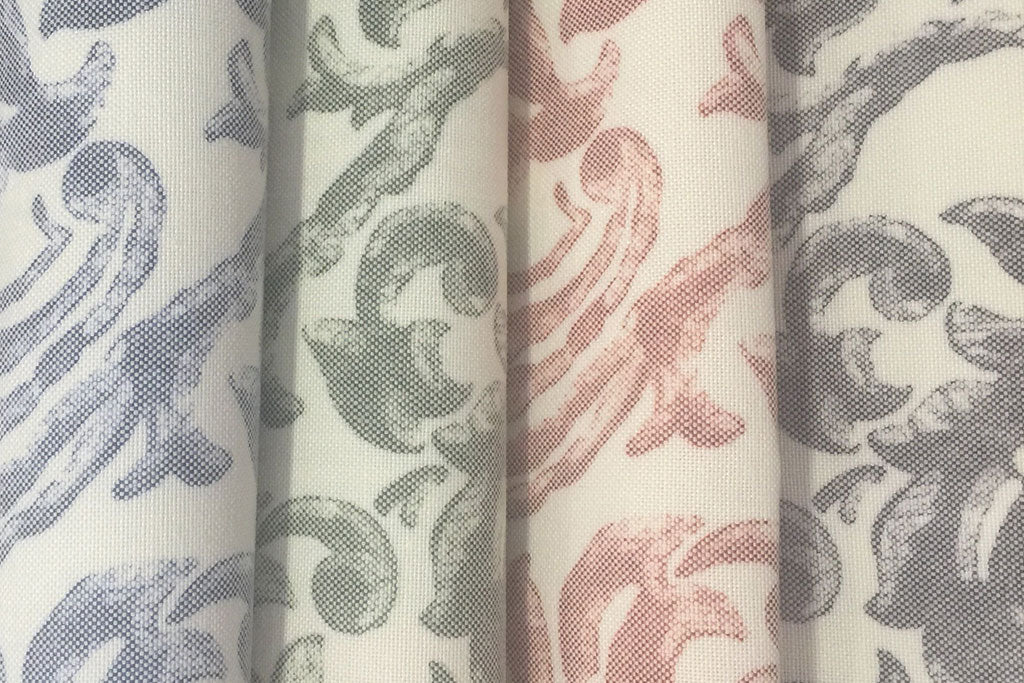 Ata Damask Green Pillow