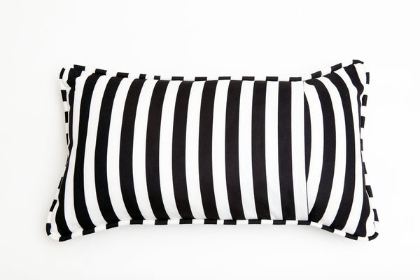 black ata cushion