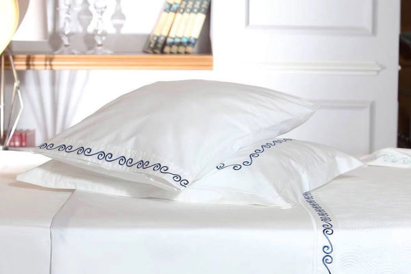 Circular Mania Navy Organic Cotton Sheet Set
