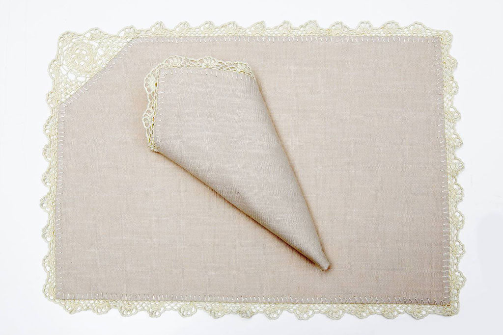 Handmade Crochet Place Mat Set