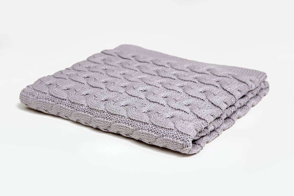 knit baby blanket