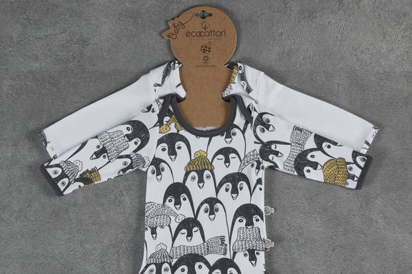 Penguin Long Sleeved Bodysuit Set
