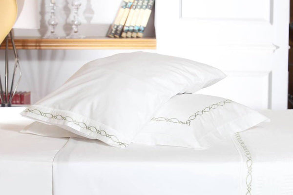 Spiral Mania Green Organic Cotton Sheet Set