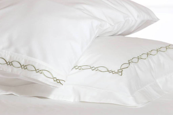 Spiral Mania Green Organic Cotton Sheet Set
