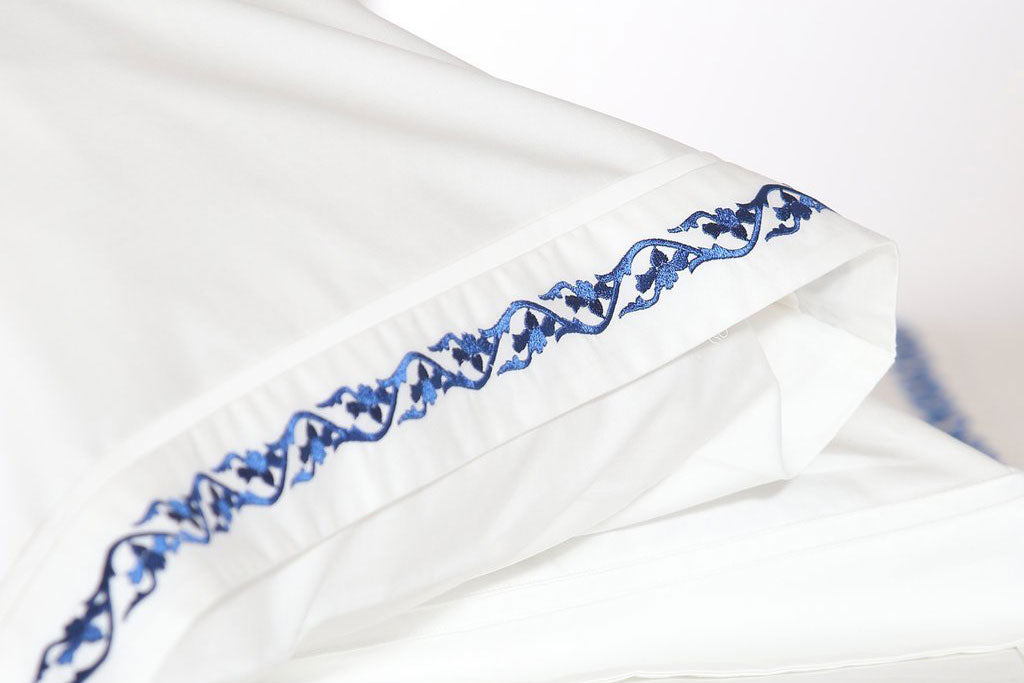 Willow Leaves Organic Cotton Sheet Set