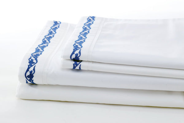 ata willow leaves sheet set folded