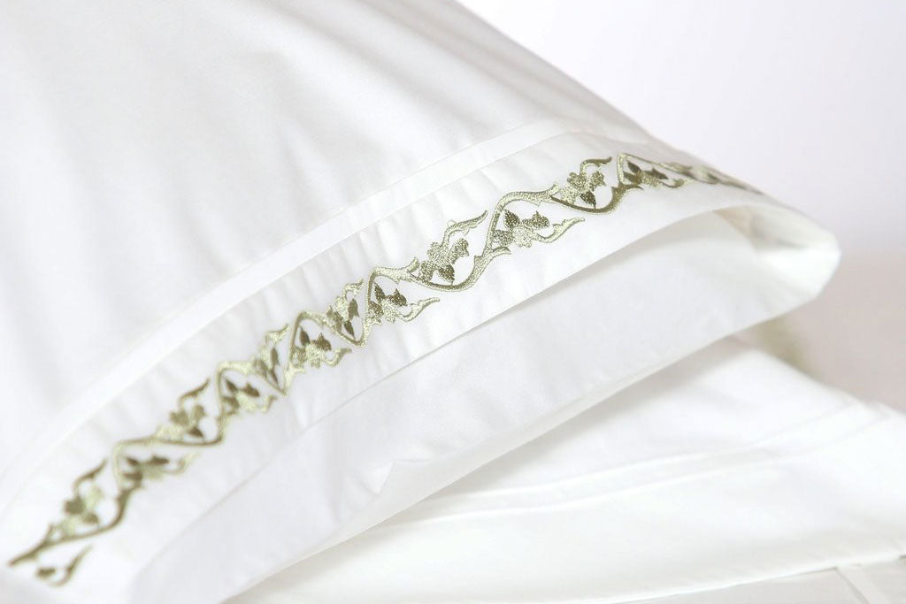 Willow Leaves Soft Organic Cotton Sheet Set